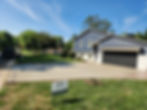 Side view of concrete driveway made by Kes Concrete