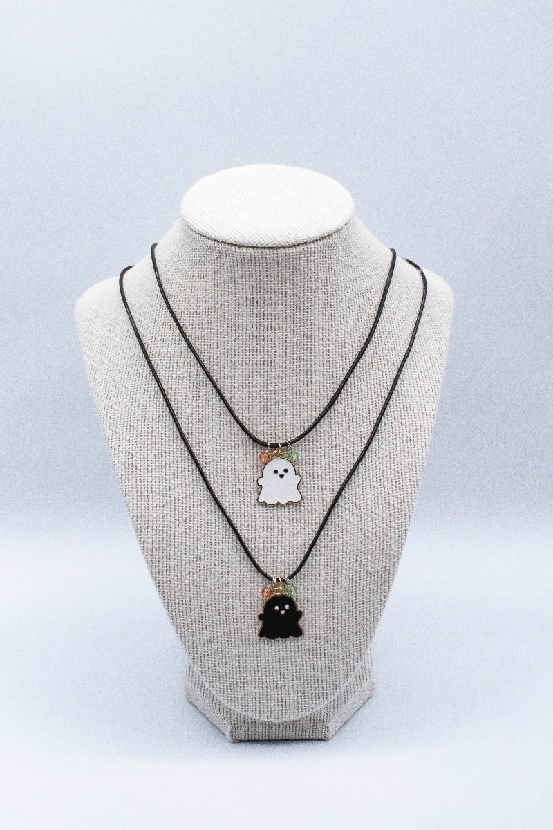 Thumbnail: Cute Ghosts Charm Necklaces