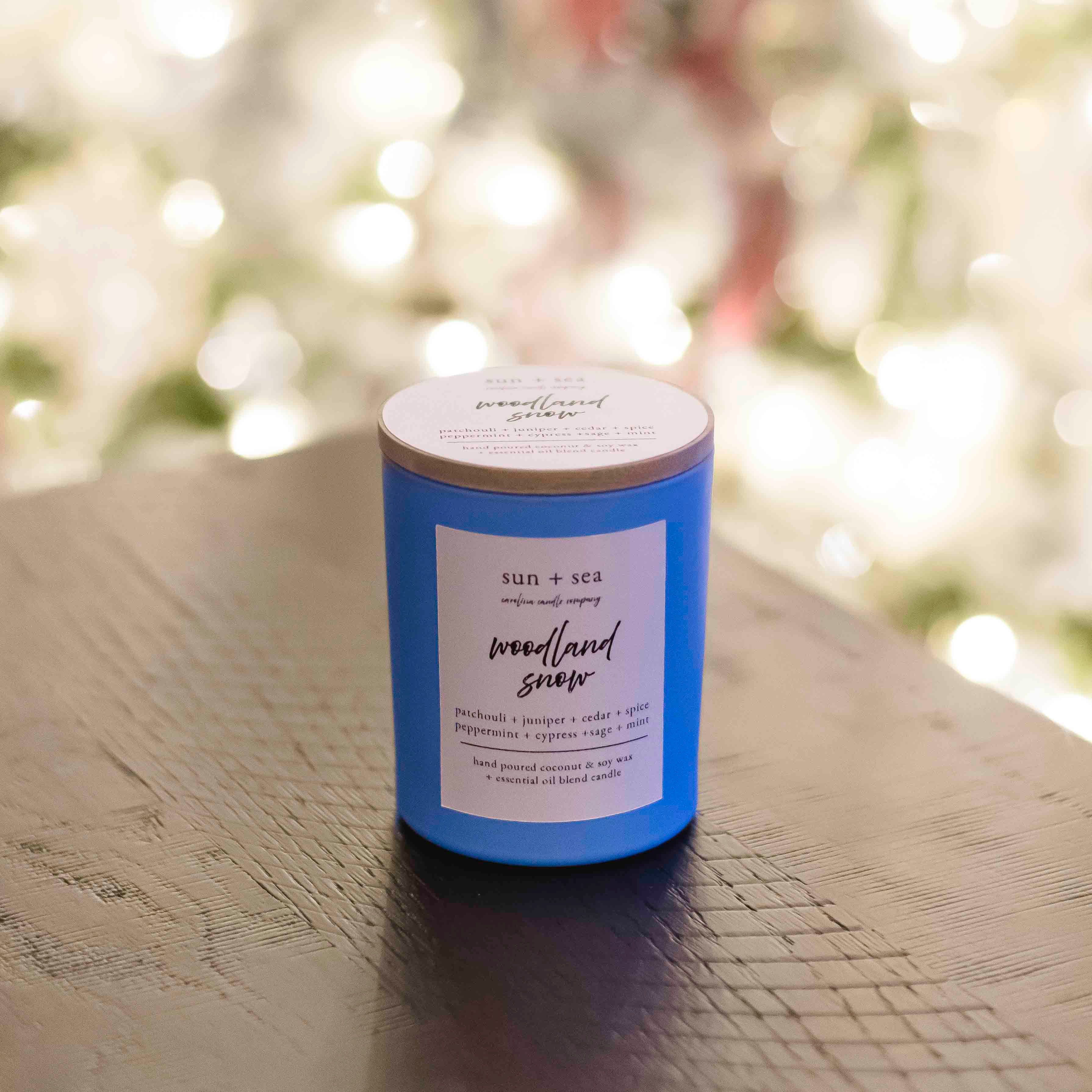 Woodland Snow Candle