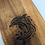 Thumbnail: Wood Burned Dolphin Acacia Wood Cutting Board