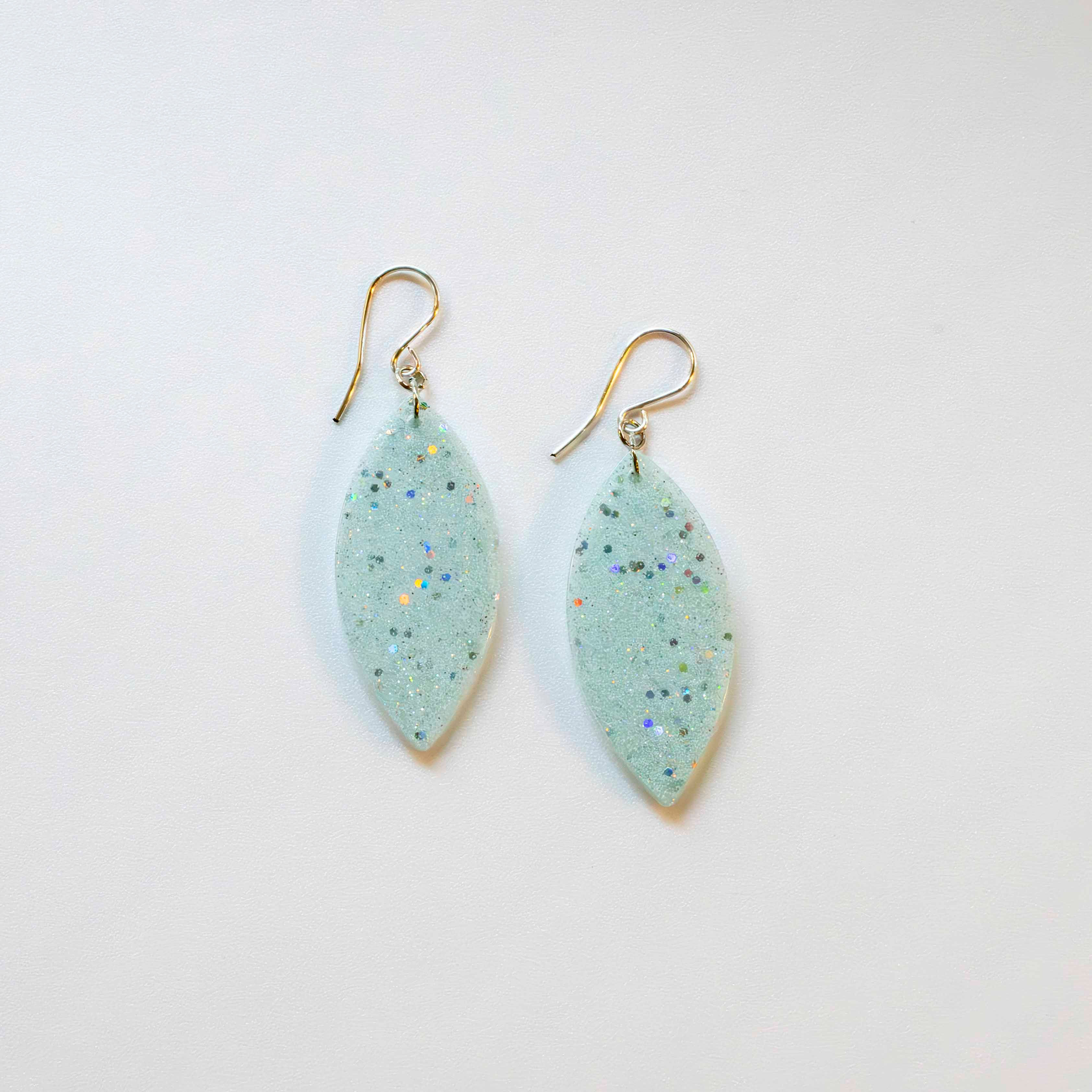 Seaside Magic Pointed Oval Earrings