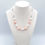 Thumbnail: Mediterranean Collection - Pink Sunstone Glass Bead Pendant Necklace