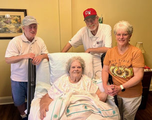 Hamrick Family Donation to Wendover Hospice House of VIA Health Partners - Cleveland County