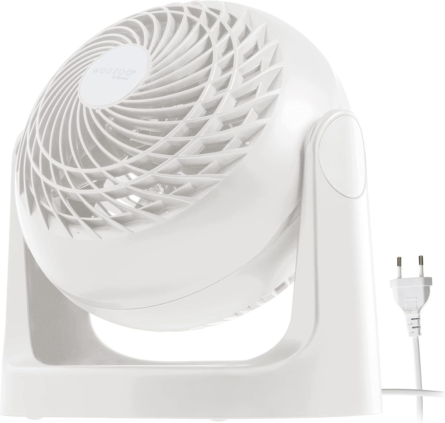 Iris Ohyama Woozoo, Ventilateur de bureau silencieux, puissant PCF-HE15 Blanc