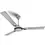 Thumbnail: Longway Starlite-1 50W Silver & Blue 3 Blade Ultra High Speed Ceiling Fan, Sweep
