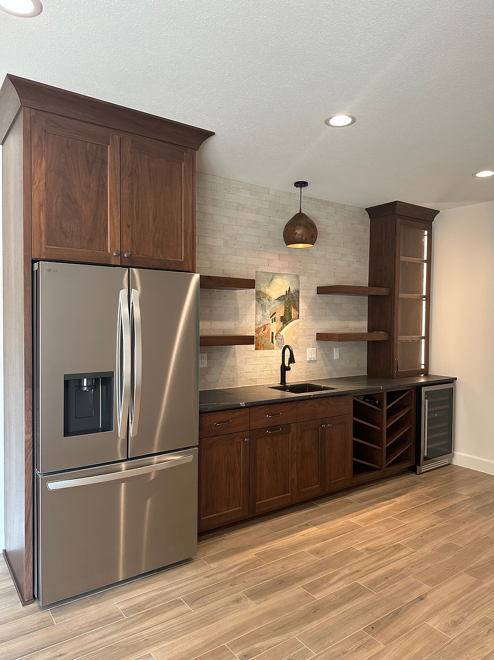 Walnut - Connemara Brown - Wet Bar.1