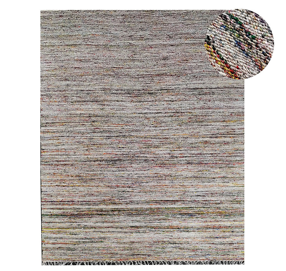 Thumbnail: Hand Wove Wool Viscous beautiful Double Side Dhurry