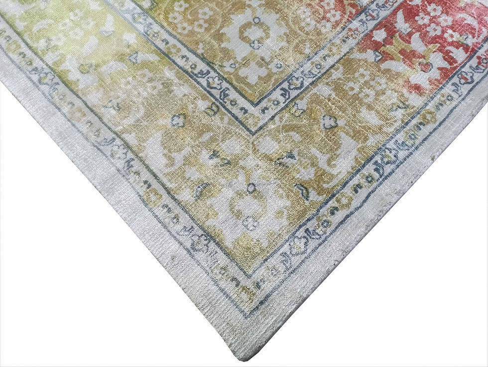 الصورة المصغرة: Hand Made Viscose Printed Carpet , Size: 170 x 240 cm