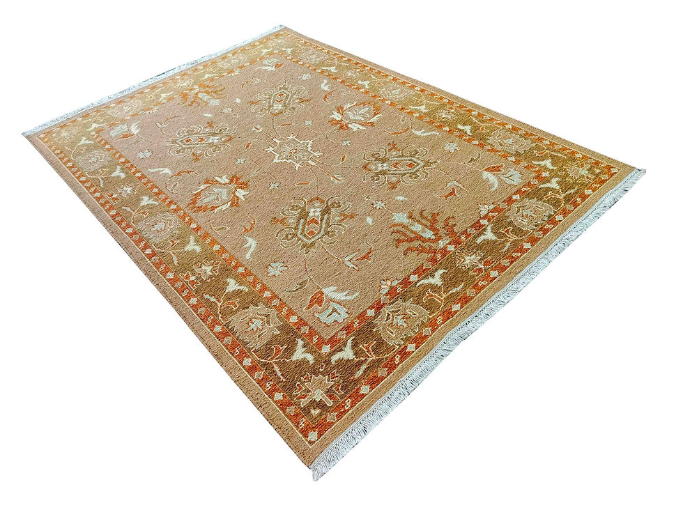 Thumbnail: Hand Woven Woolen Sumac Durrie, Persian Design Size:  170 x 230 cm