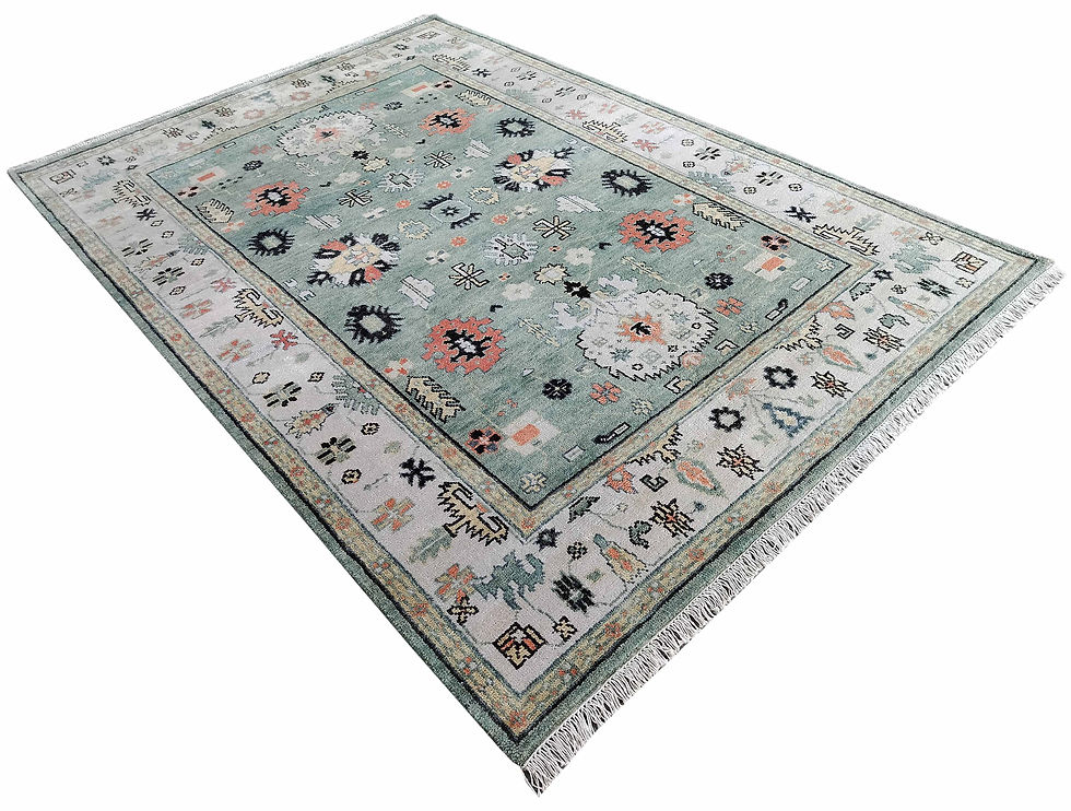 Thumbnail: Hand Knotted Woolen Carpet, Persian, Size: 188 x 273 CM