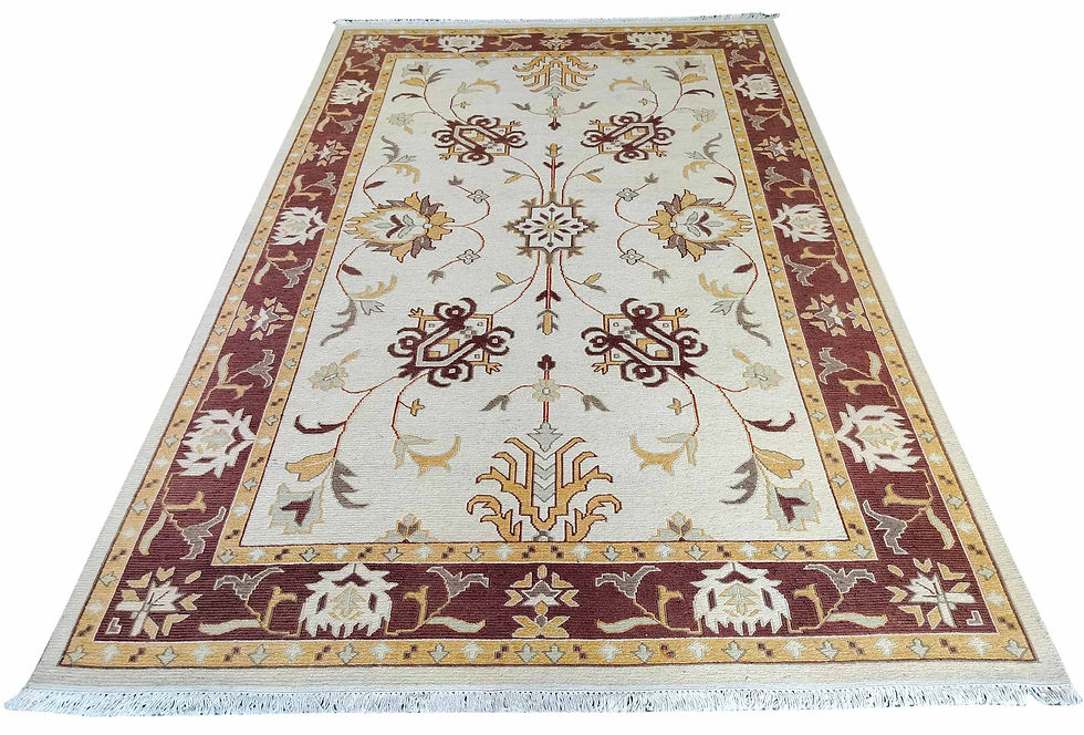 Miniatura: Hand Woven Woolen Sumac Durrie, Persian Design Size: 200 x 290 cm