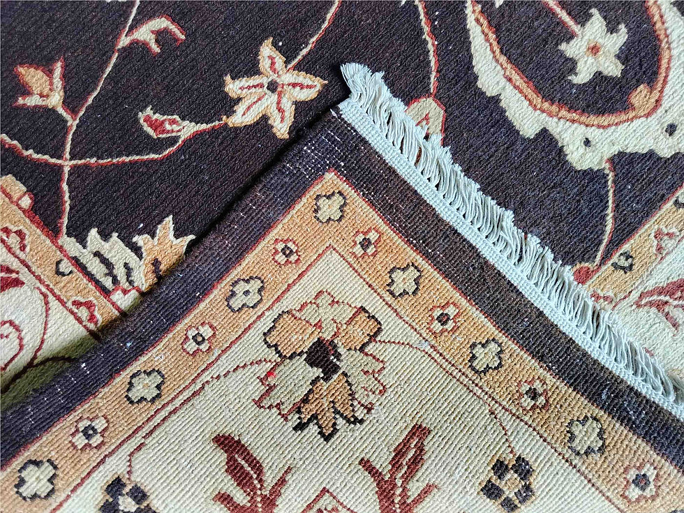 Miniaturbild: Hand Woven Woolen Sumac Durrie, Persian Design Size:  170 x 240 cm