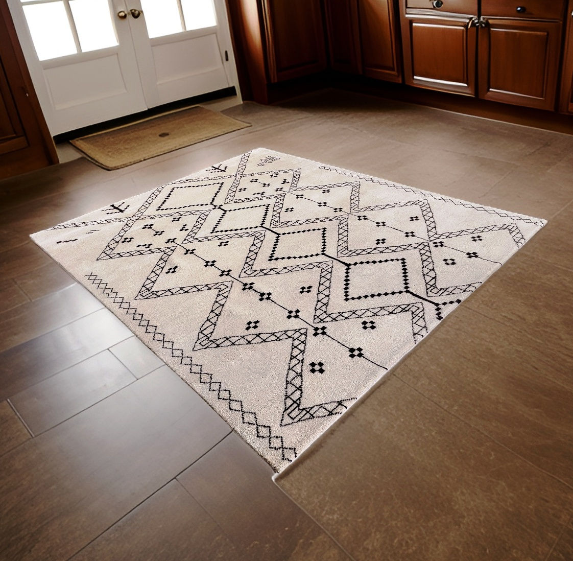 Hand Knotted Modern Woolen Carpet, Size: 250 x 300 CM