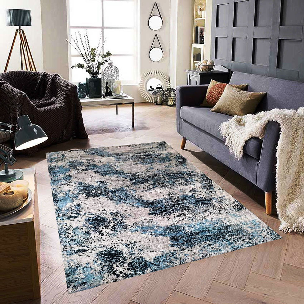 Thumbnail: Export Quality Hand Made Viscose Printed Collection Carpet