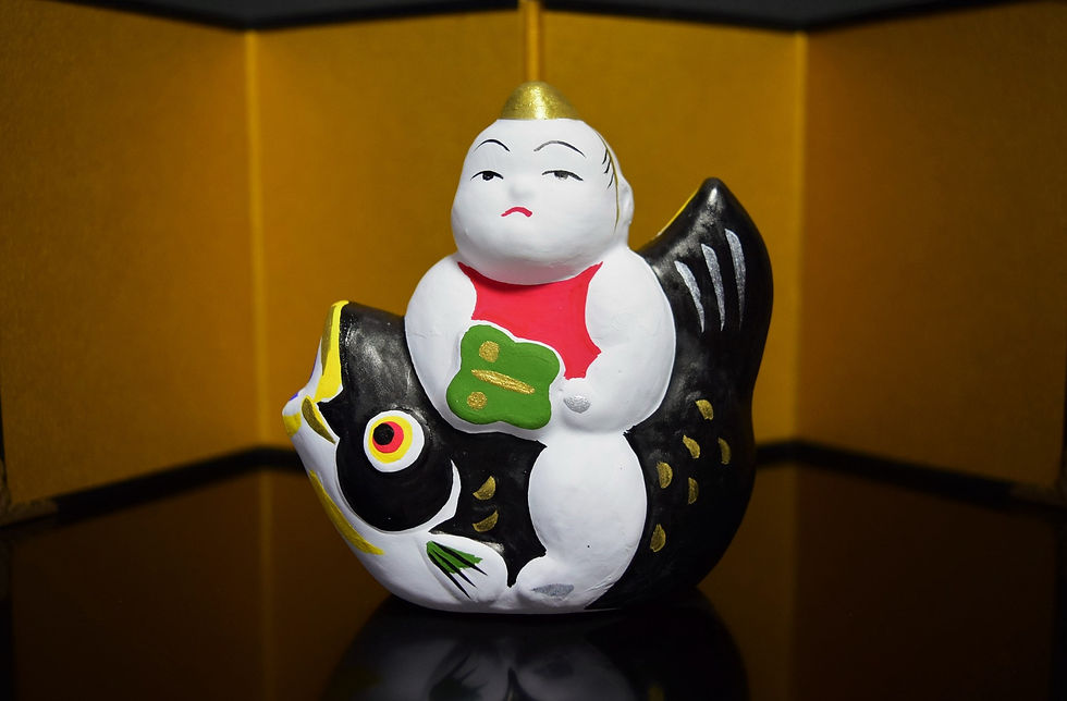 鯉乗り童子