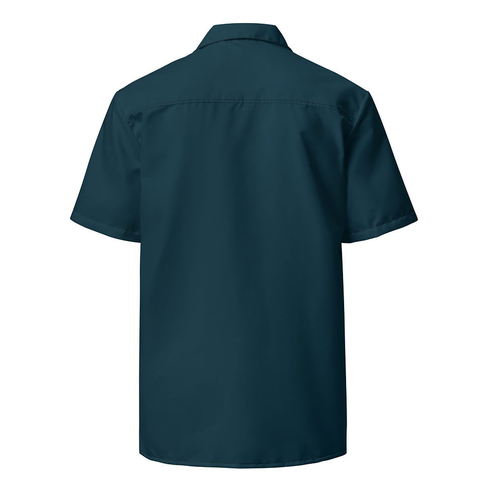 Miniatura: Dark Seas Blue button shirt