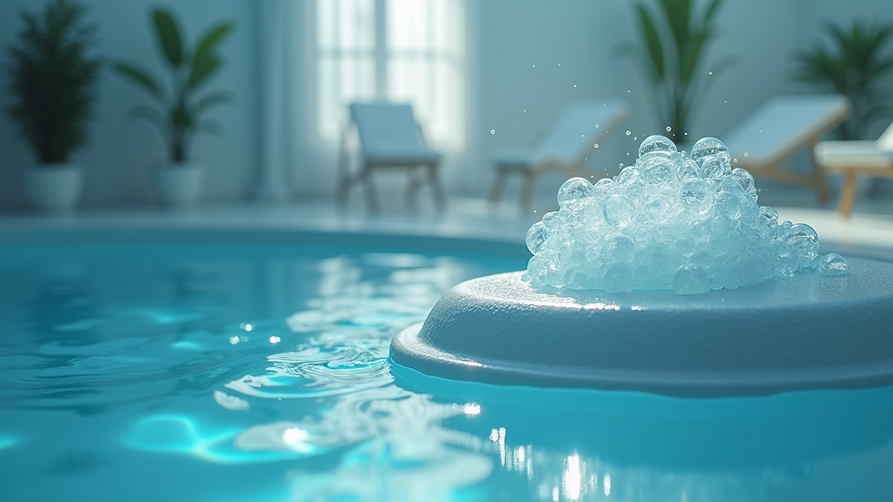 Close-up view of ozonomatic hydro-ozone therapy system in use