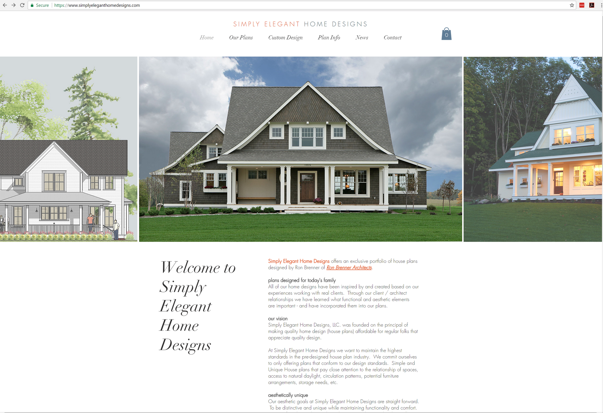 New Web and Blog Site for Simply Elegant Home Designs