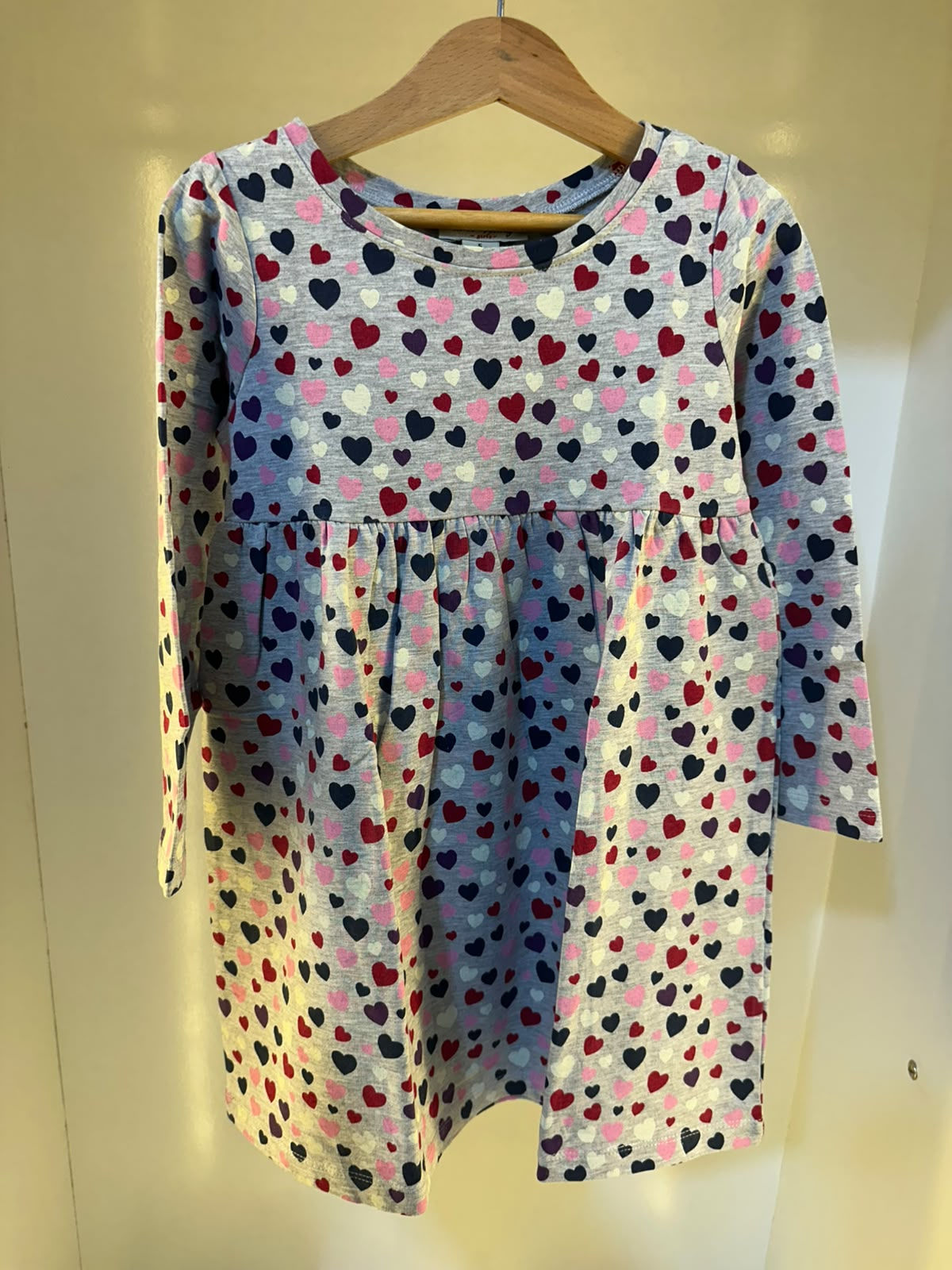 Tailor Vintage Girls Heart Print Dress -5 year girl9