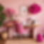 beautiful light pink office with fuschia colored flowers on desk and law books .jpg