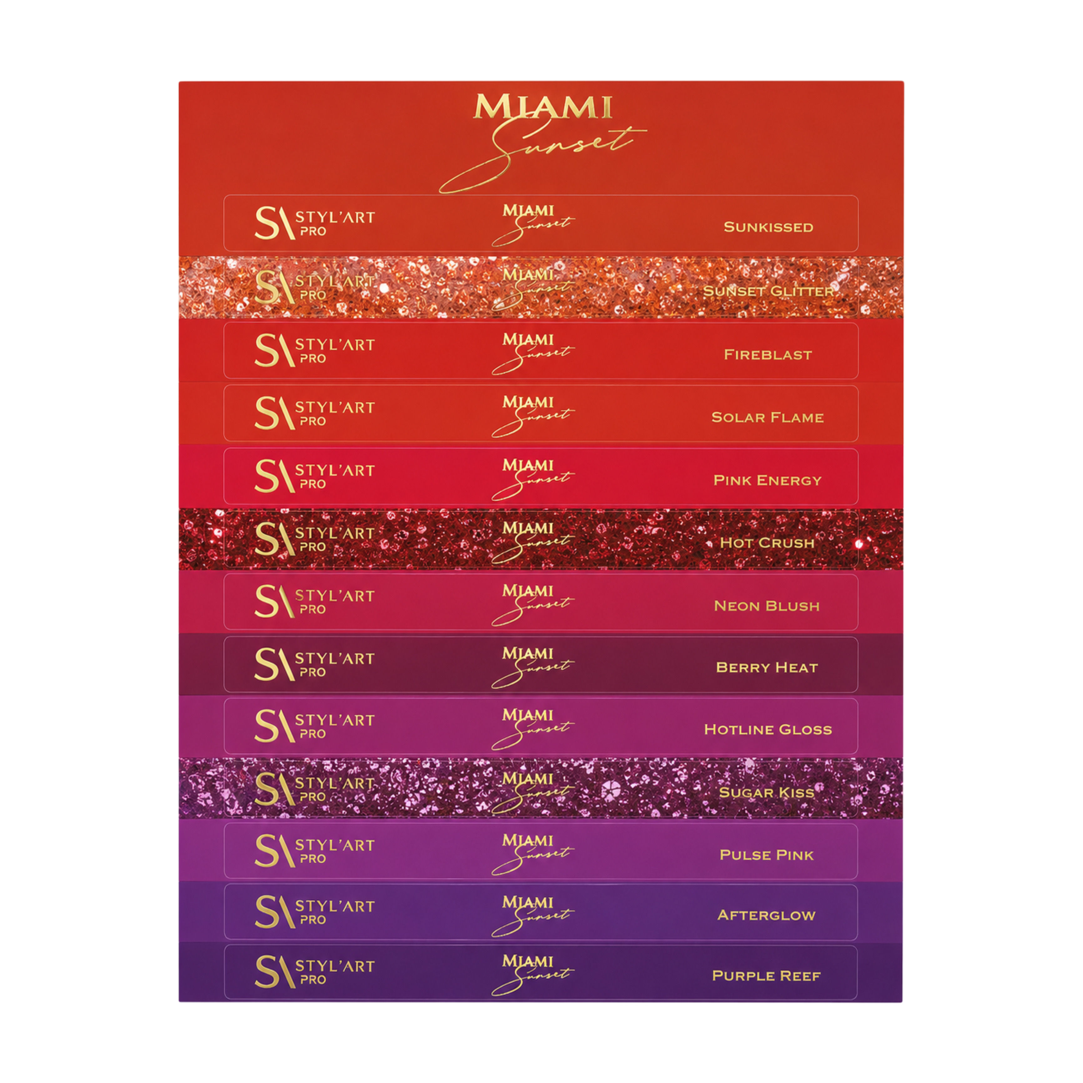Sticker'Tips "Miami Sunset"