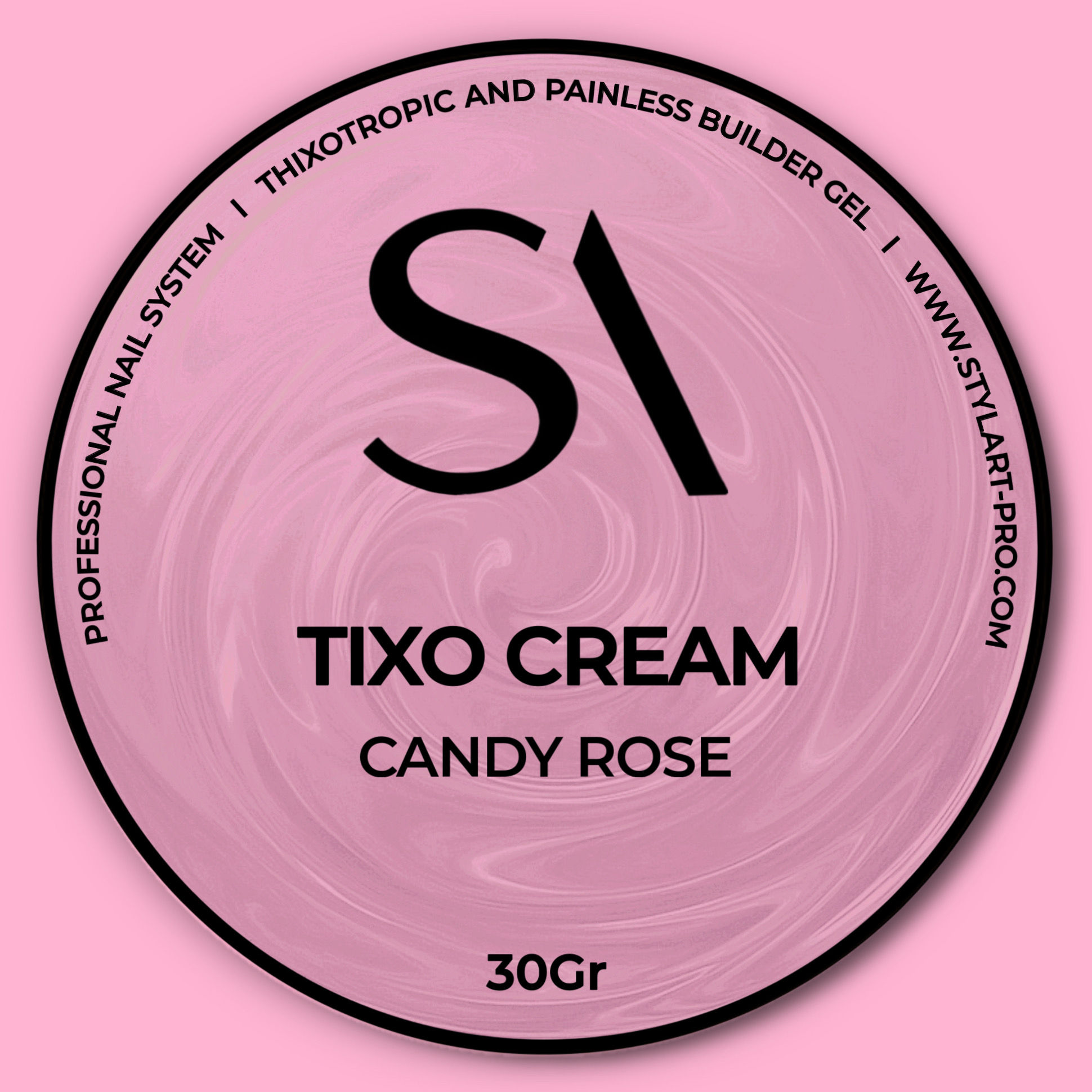 TIXO Cream Candy Rose