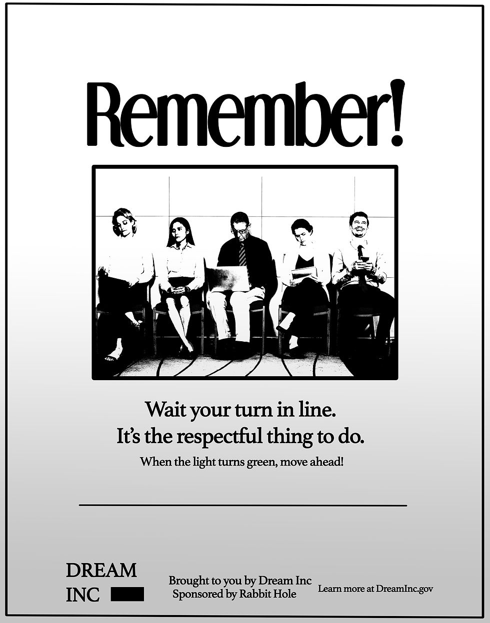 Waiting room poster