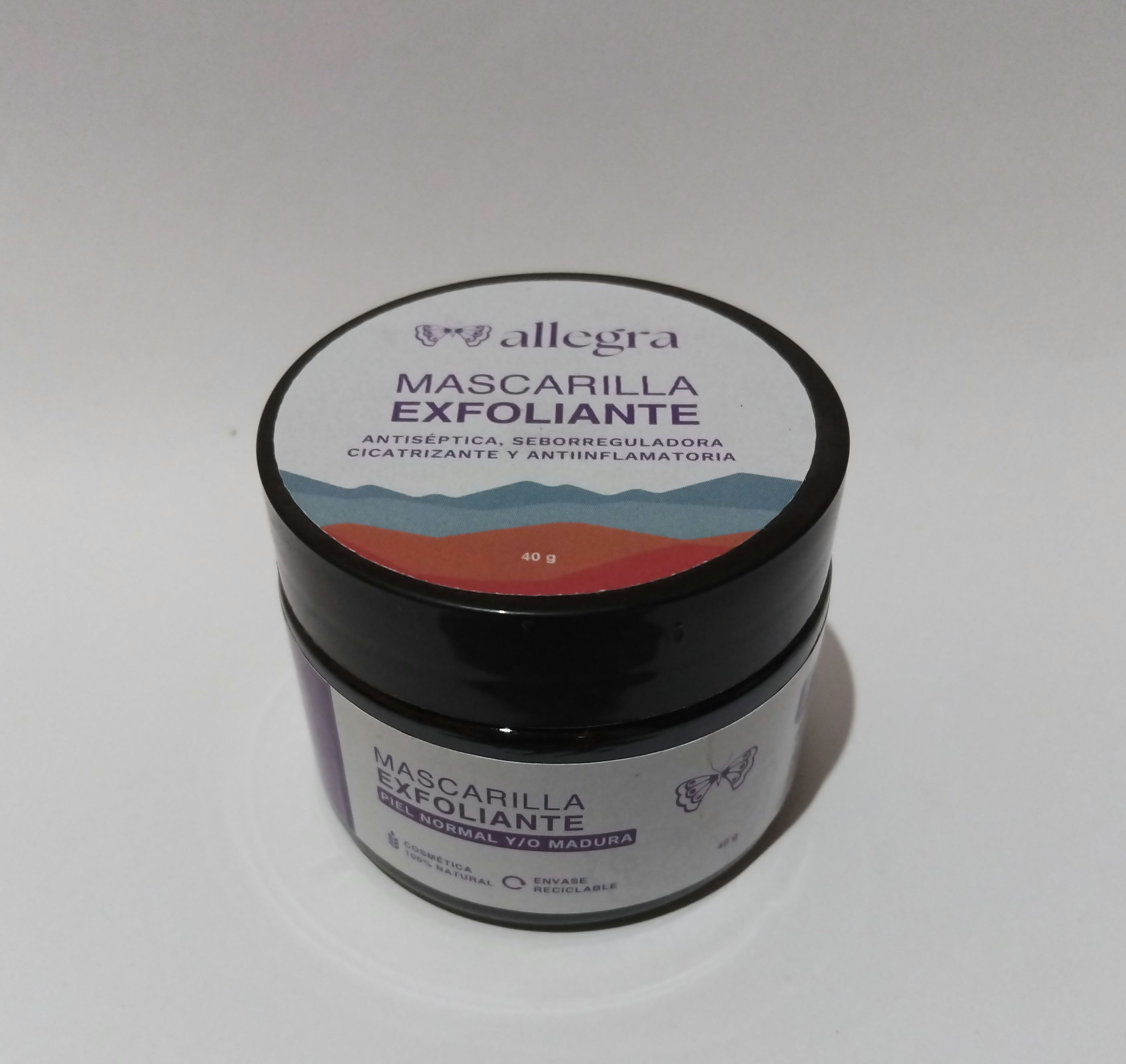 MASCARILLA EXFOLIANTE Antioxidante Allegra