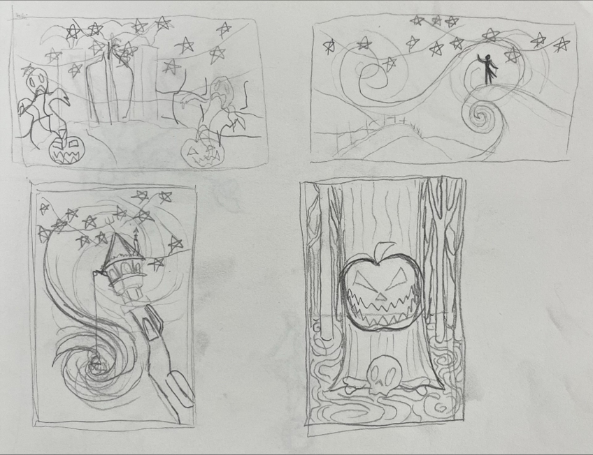 The Nightmare Before Christmas Sketches