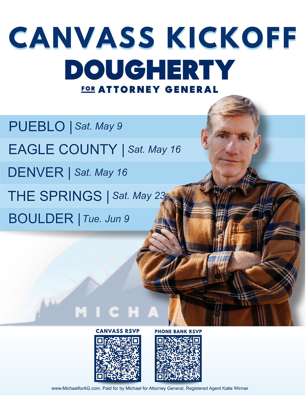 Canvass Kickoff for Michael Dougherty (Candidate for Attorney General)