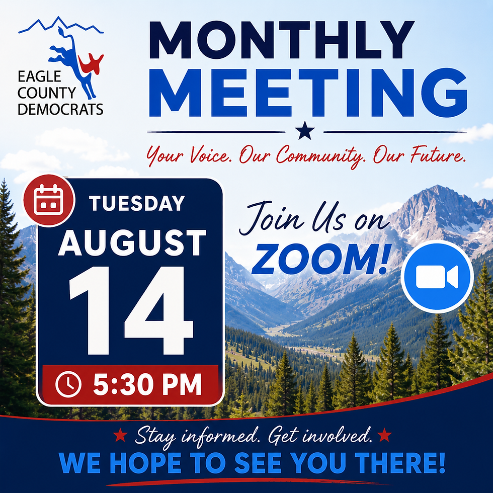 August Monthly Meeting