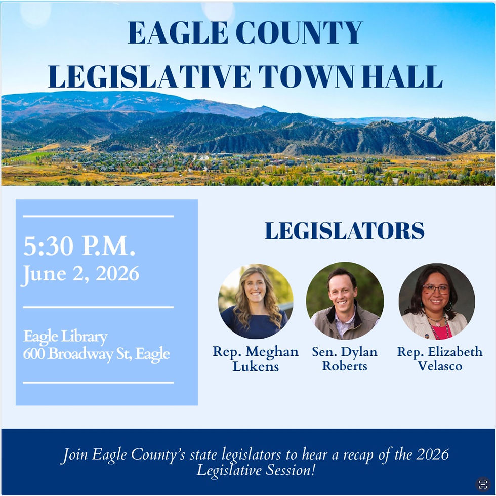 Eagle County Legislative Town Hall