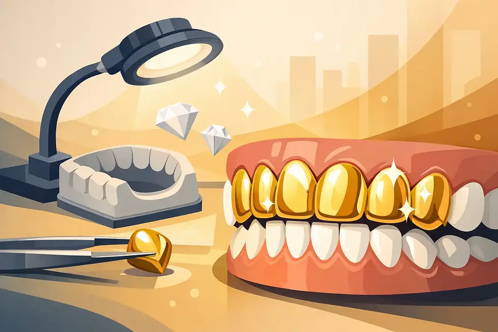 Custom Gold Teeth Grillz Done Right