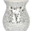 Thumbnail: Silver Crackle Glaze Wax Melt Burner Back