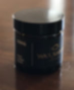 TONKA AND AMBER WOODS Fragranced  Botanical Wax Melts Amber Glass Jar