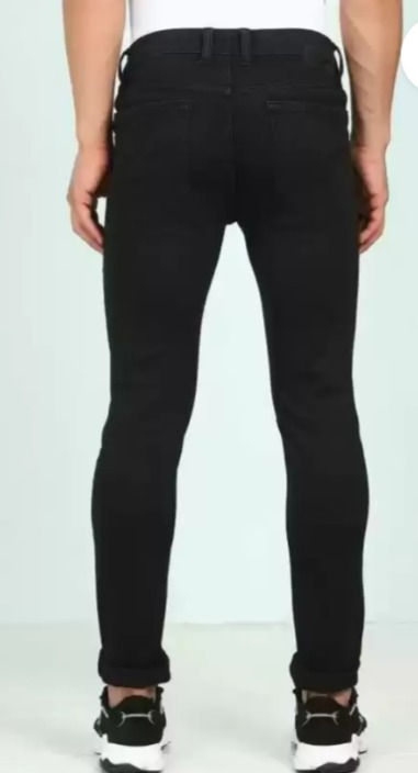 Thumbnail: Slim Men Black Jeans