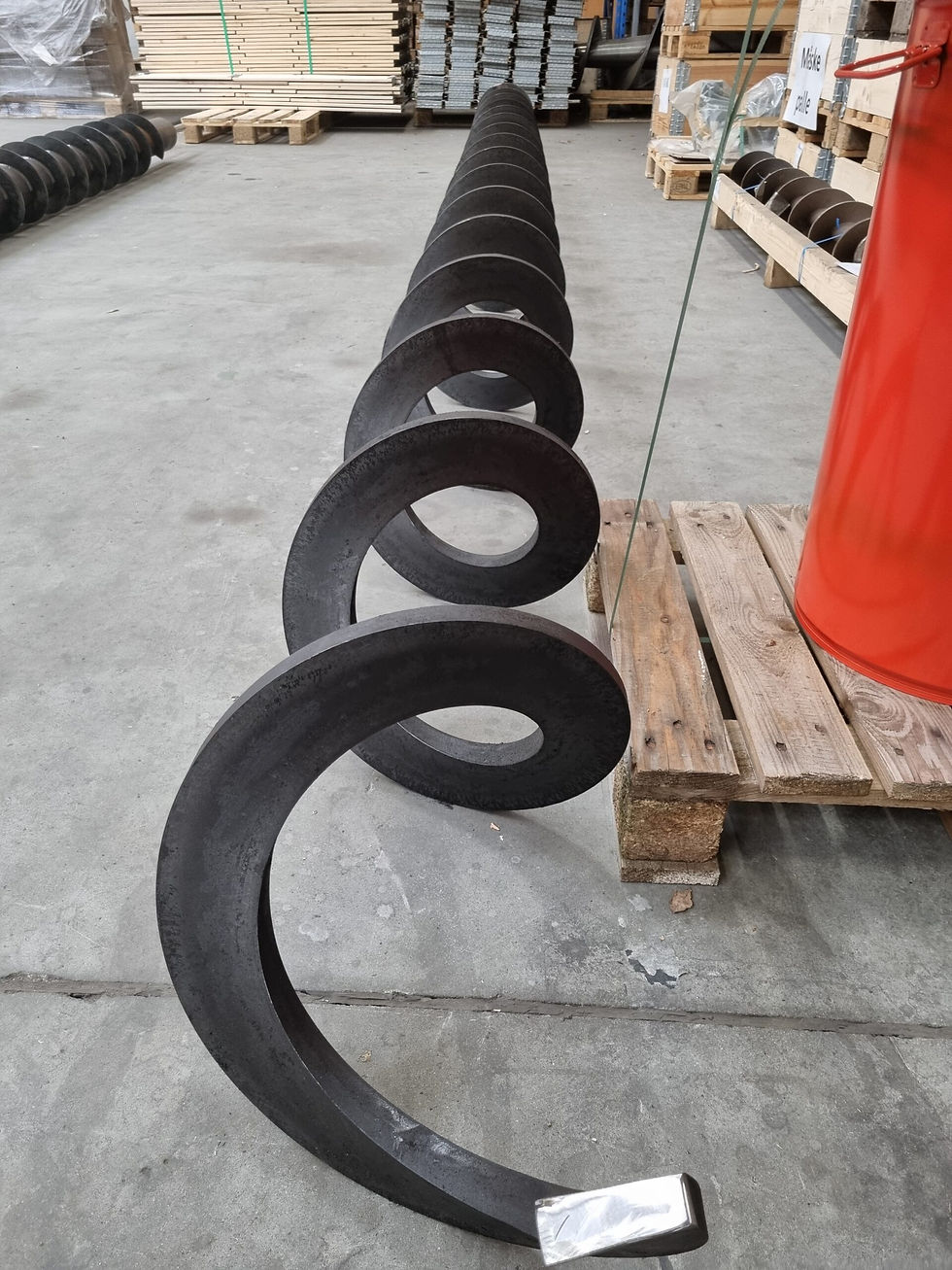 Fig.7 Espiral de una sola pieza