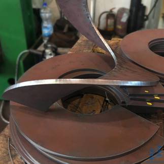 Formado perfecto de helicoidal en segmentos