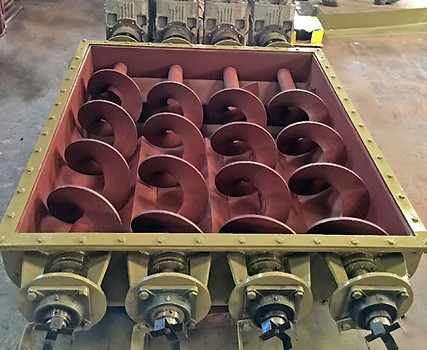 Fondo vivo inferior sin eje helicoidal