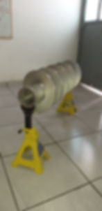 Extrusor sinfin terminado