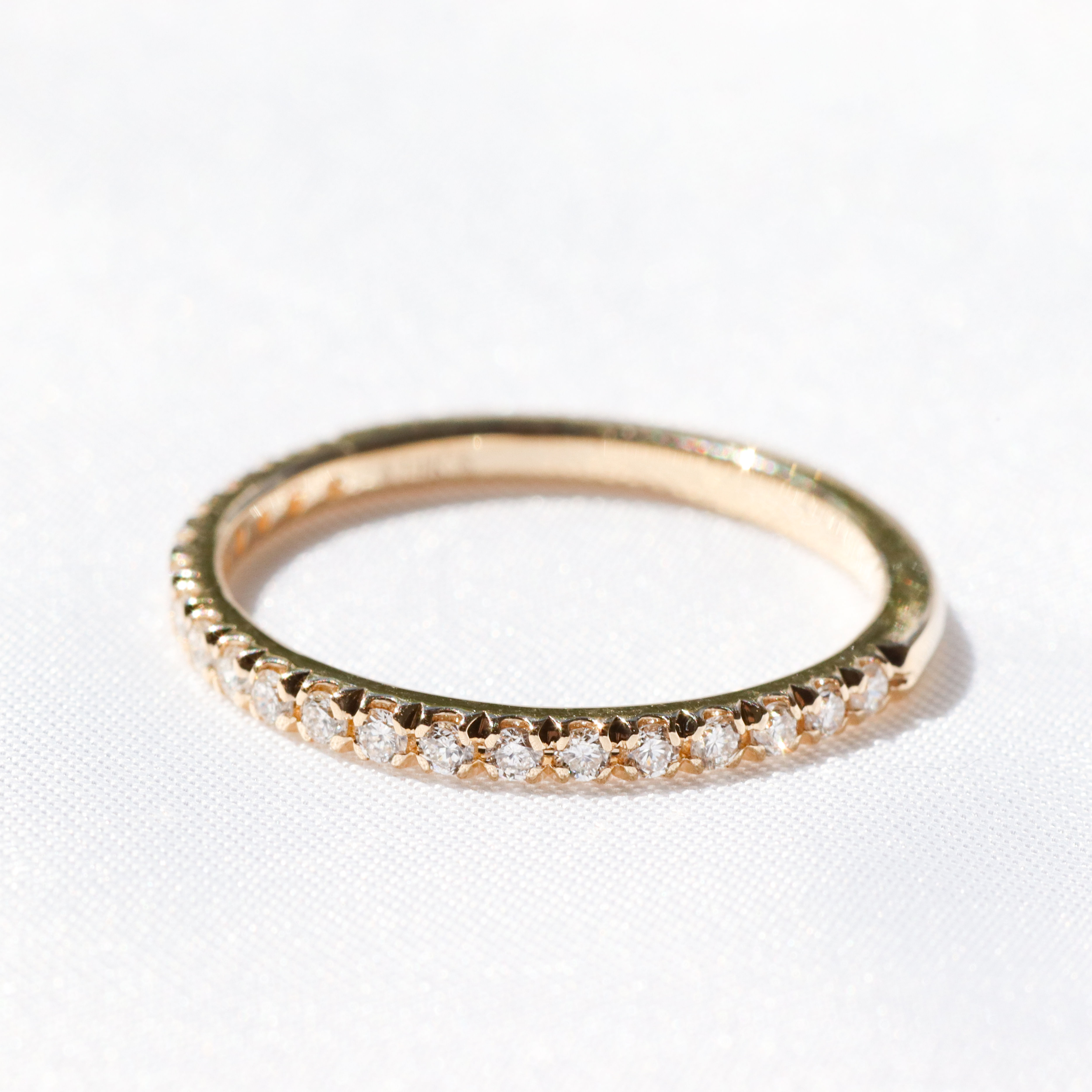 14k Yellow Gold Lab Band