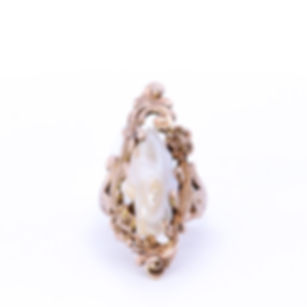 ESTATE Yellow Gold Fresh Water Cultured Pearl