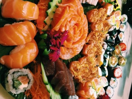 Arranged Food and Objects