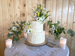 Floral Piping with Floral Accents