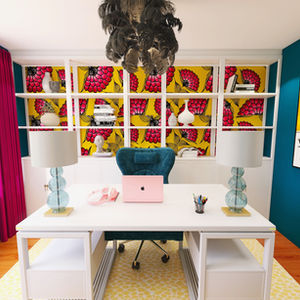 Vibrant Home Office