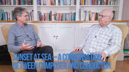 The world premiere of Sunset at Sea with the Sheffield Chamber Orchestra