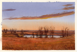 January Sunset, 2nd version