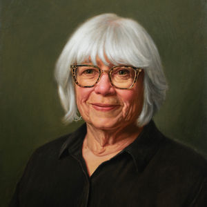 Gail, oil on linen, 20" x 16," 2023