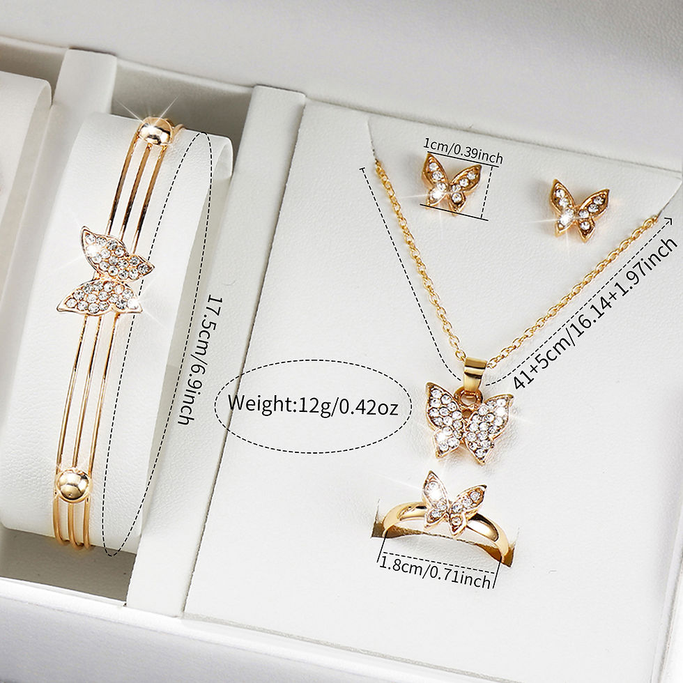 Miniatura: Luxury Butterfly Watch & Jewelry Set