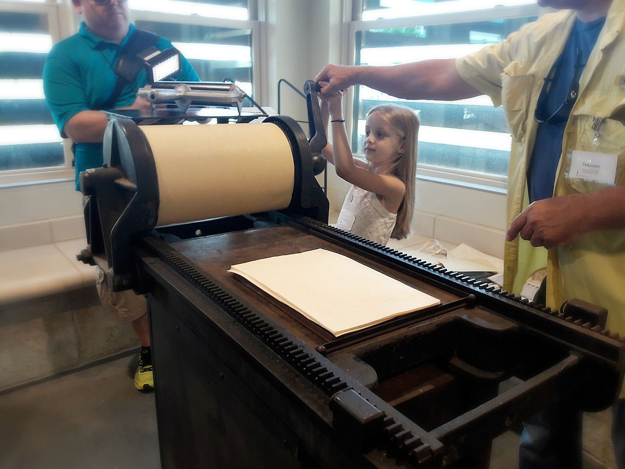 Operating the Printing Press